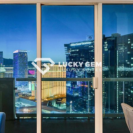 Lucky Gem Penthouse & Luxury Suites At Signature Resort, Balcony Strip View 3505 Las Vegas Exterior photo