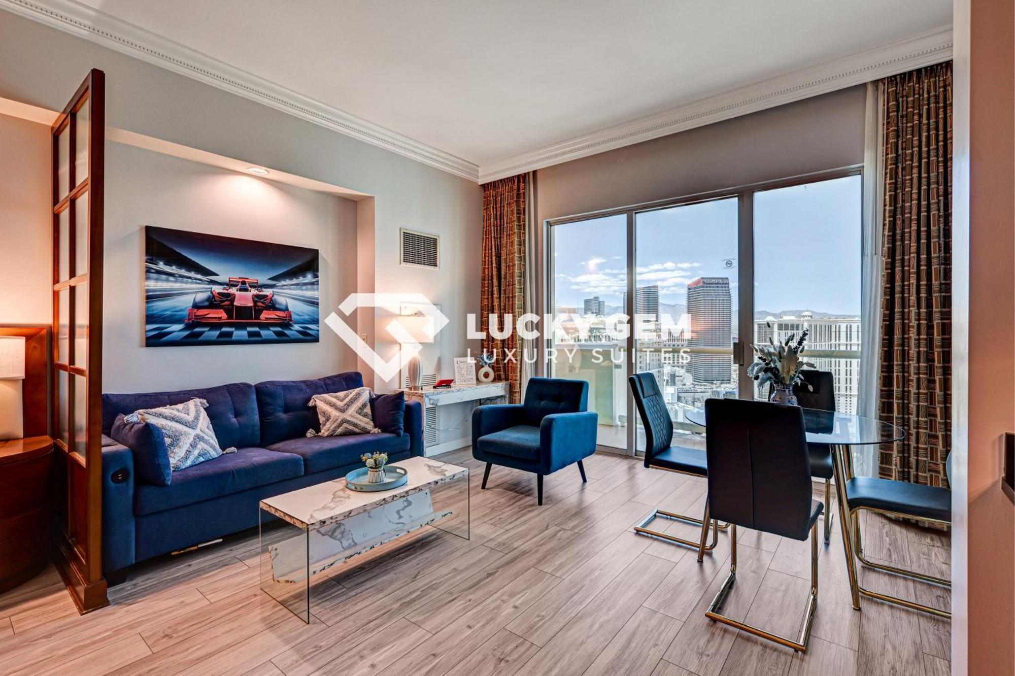Lucky Gem Penthouse & Luxury Suites At Signature Resort, Balcony Strip View 3505 Las Vegas Exterior photo