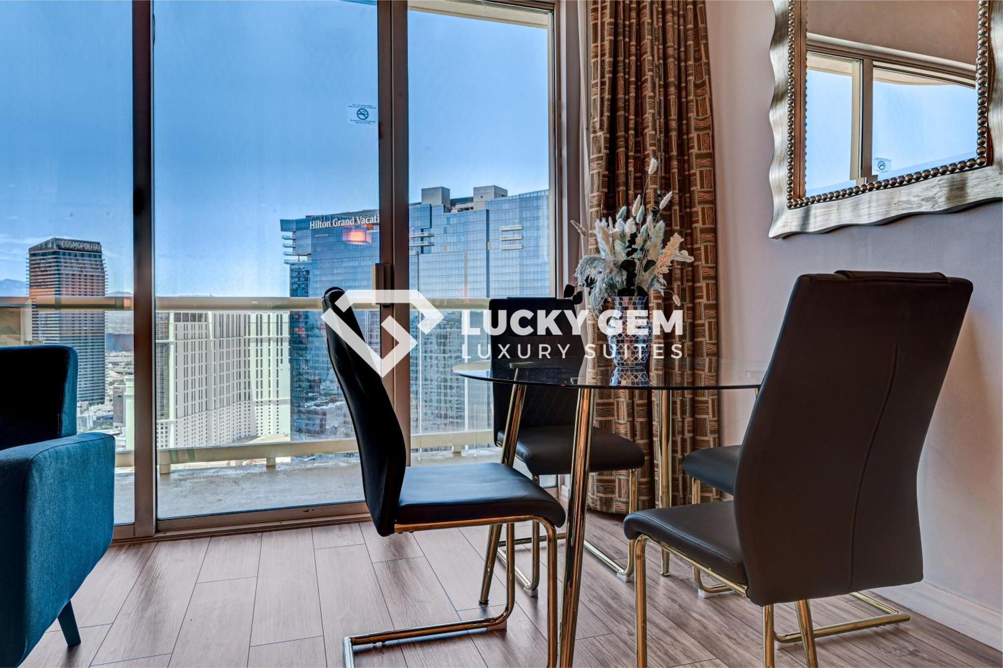 Lucky Gem Penthouse & Luxury Suites At Signature Resort, Balcony Strip View 3505 Las Vegas Exterior photo