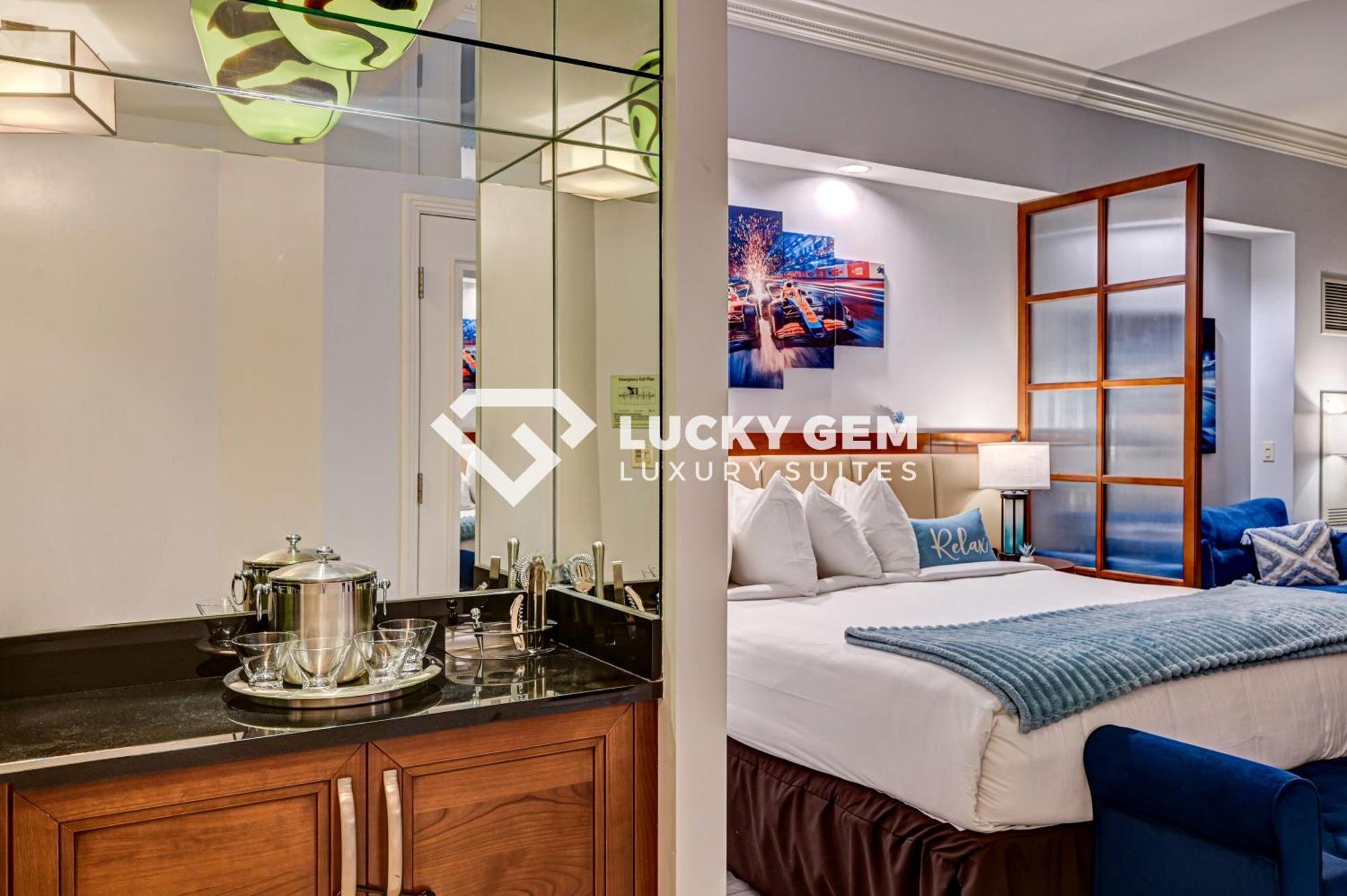 Lucky Gem Penthouse & Luxury Suites At Signature Resort, Balcony Strip View 3505 Las Vegas Exterior photo