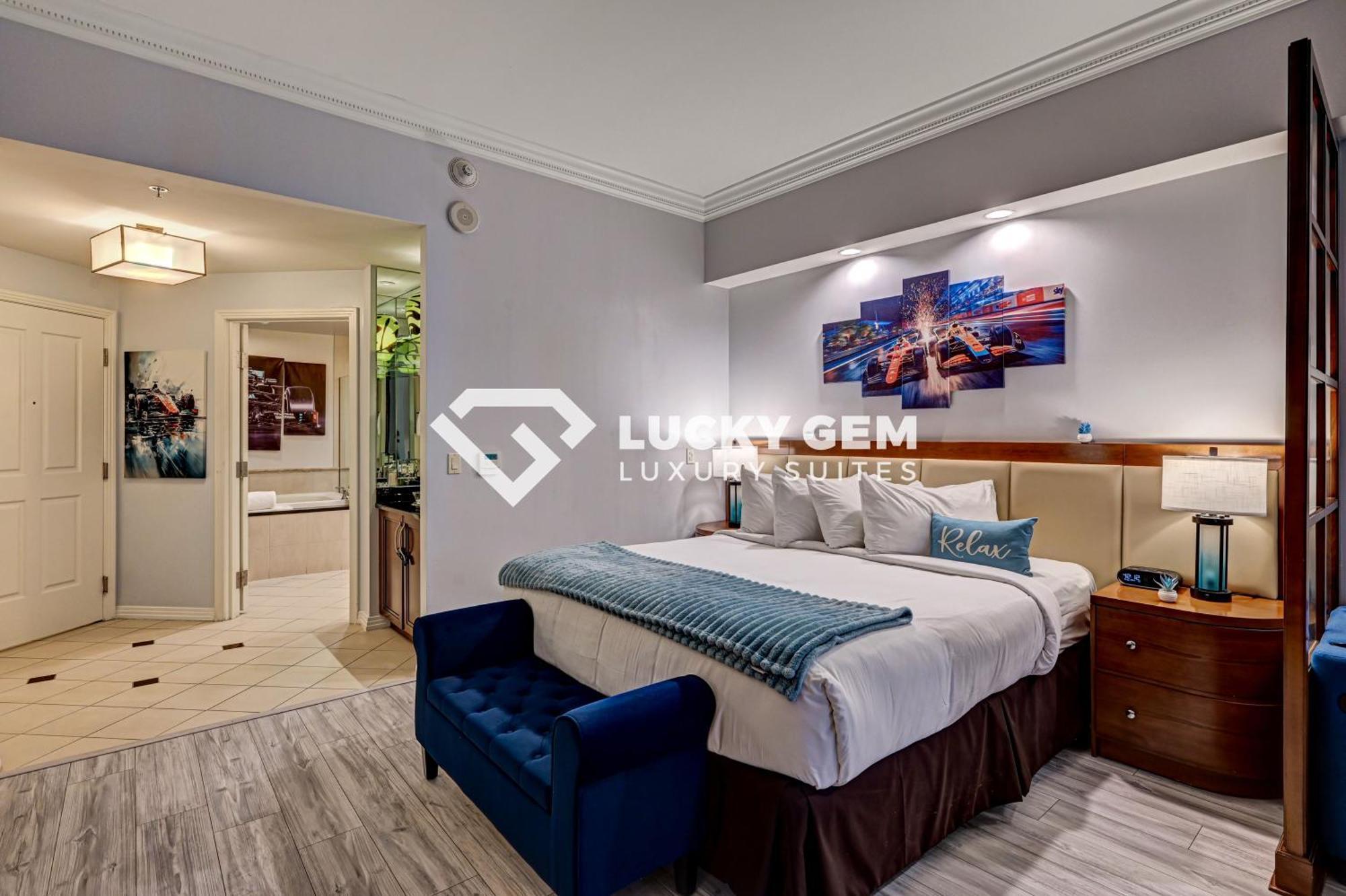 Lucky Gem Penthouse & Luxury Suites At Signature Resort, Balcony Strip View 3505 Las Vegas Exterior photo